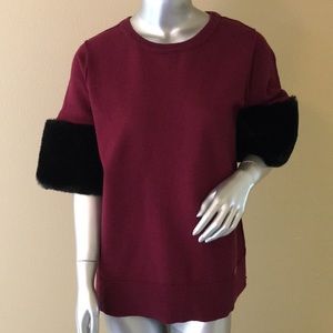 Michael Michael Kors sweater Burgundy fuax…